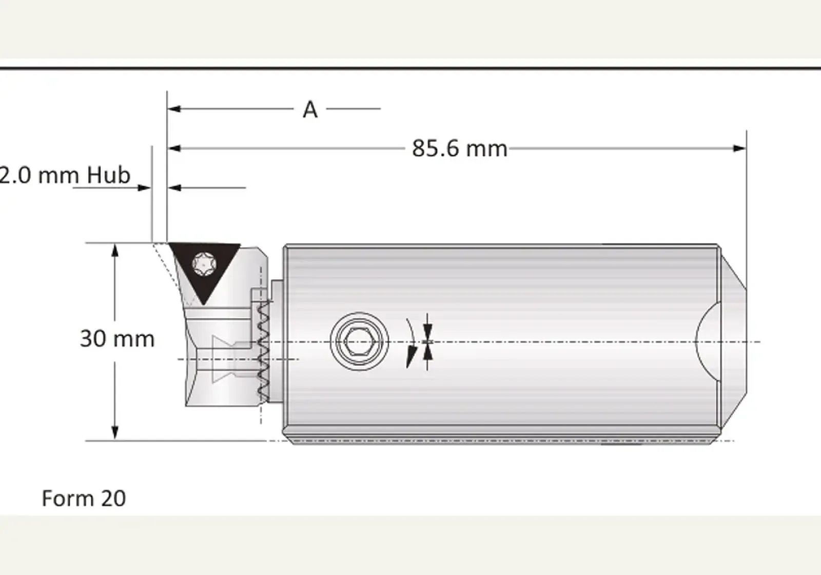 Чертёж: Аналоговые кассеты 537 Ø 100–205