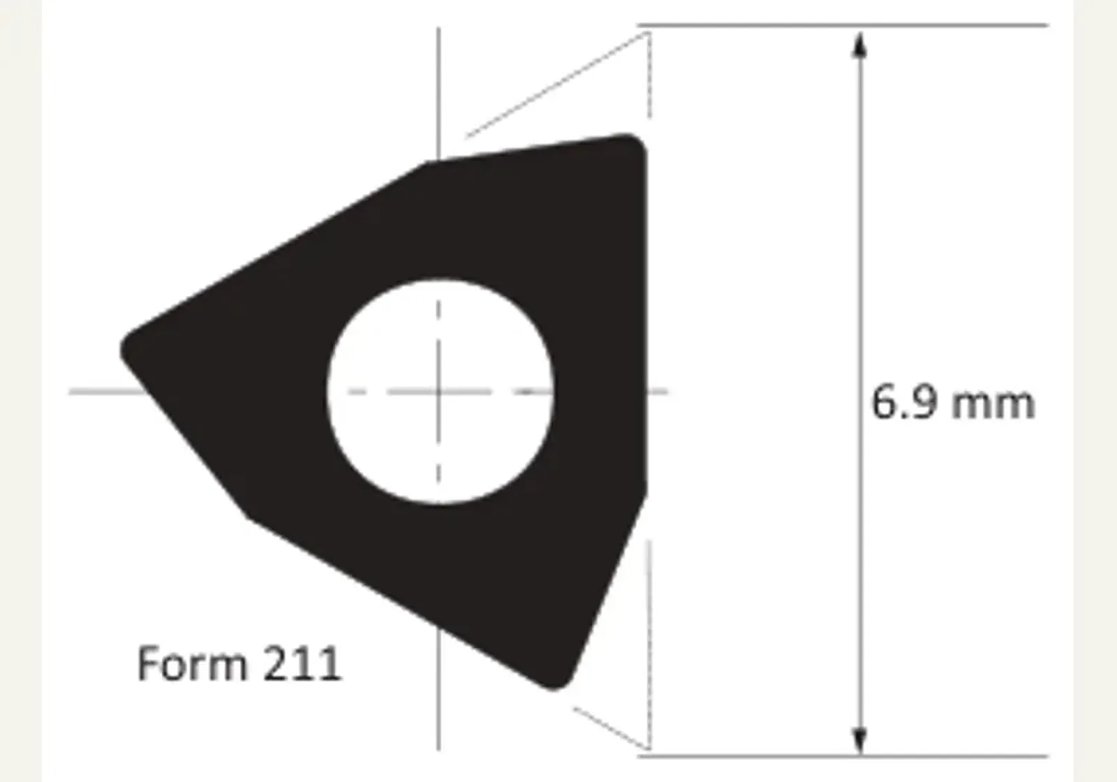 Форма 211 · 6.9 мм